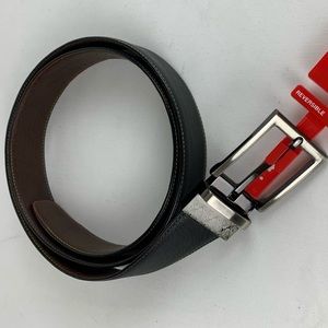 Robert Graham Leather Dress Belt 40 Brown